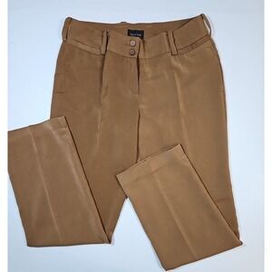 Focus‎ 2000 Womens Brown Straight Leg Dress Pants Size 12 NWOT